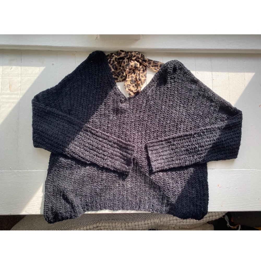Tie Back Sweater
